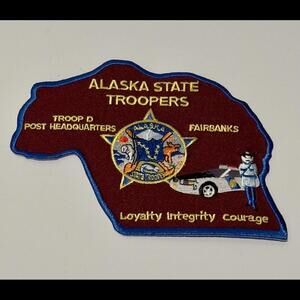 Alaska State Trooper Patch, Collectible Never Used USA